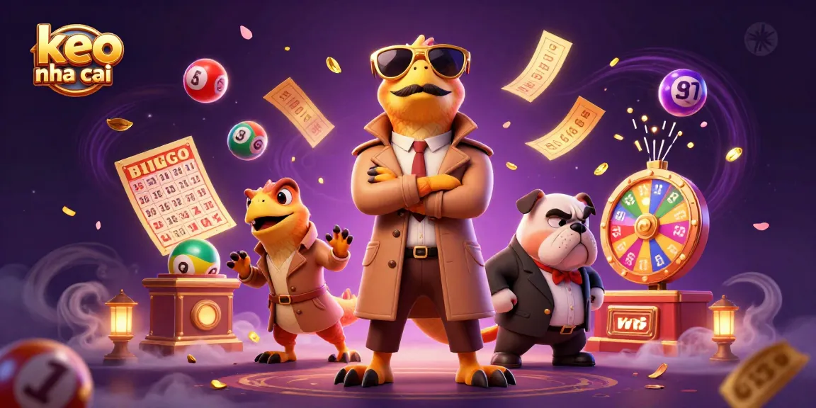 Experience the excitement of keo nha cai with vibrant casino elements and three raptors sneaking into a VIP lounge.