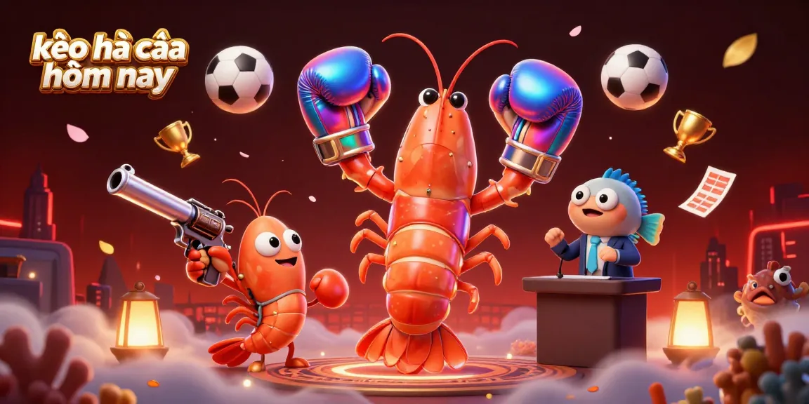 Engage with kèo nhà cái hôm nay in an energetic sports betting scene featuring vibrant characters and elements.