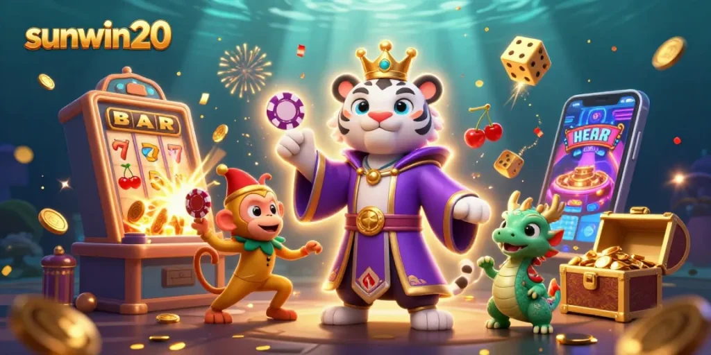 Experience thrilling moments playing sunwin20 with vibrant characters, exciting games, and jackpot prizes!